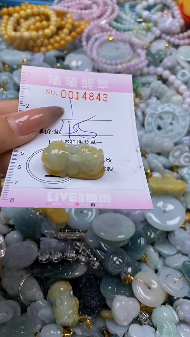 翡翠未镶嵌颈饰闪购0014843