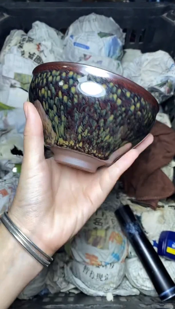 茶盏1 点茶 盏三疯建盏茶器