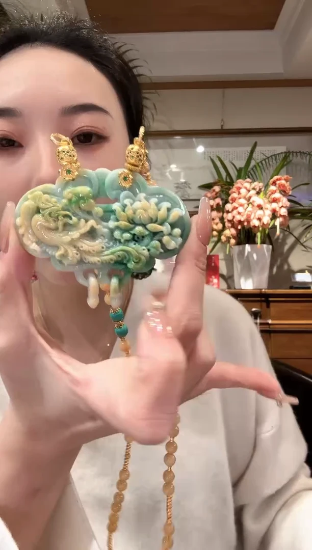 【闪购商品】翡翠颈饰未镶嵌国风