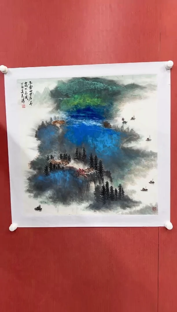 国画张先泽/精品国画/4平尺