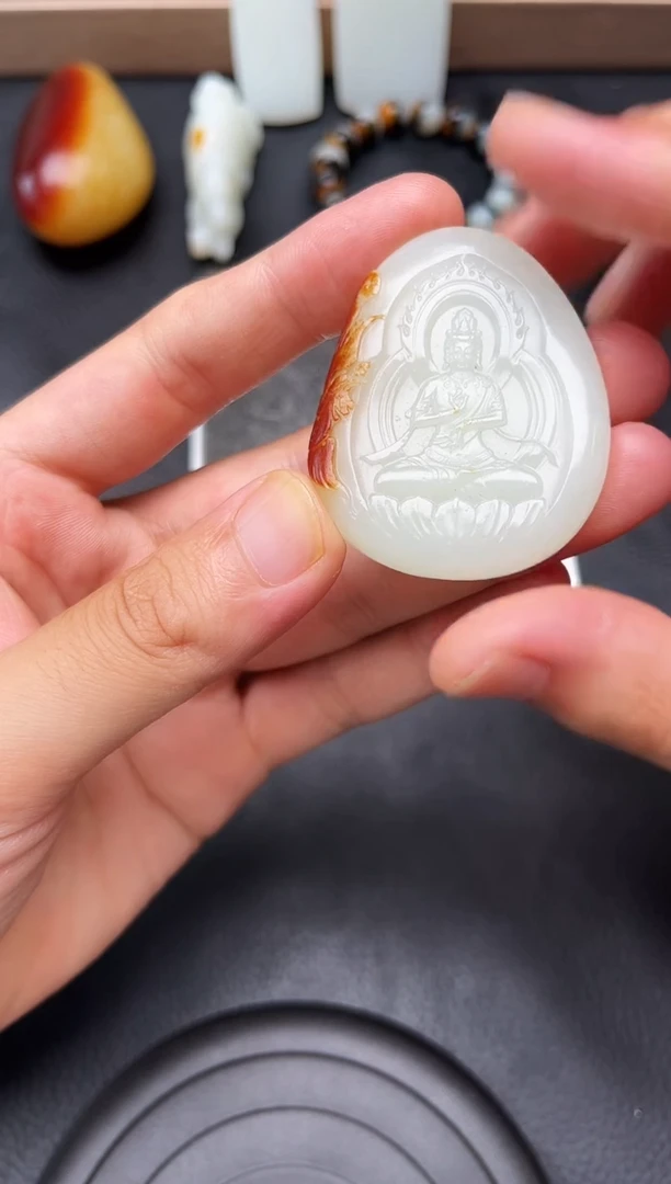 和田玉未镶嵌挂件YL-SS-8.1-7