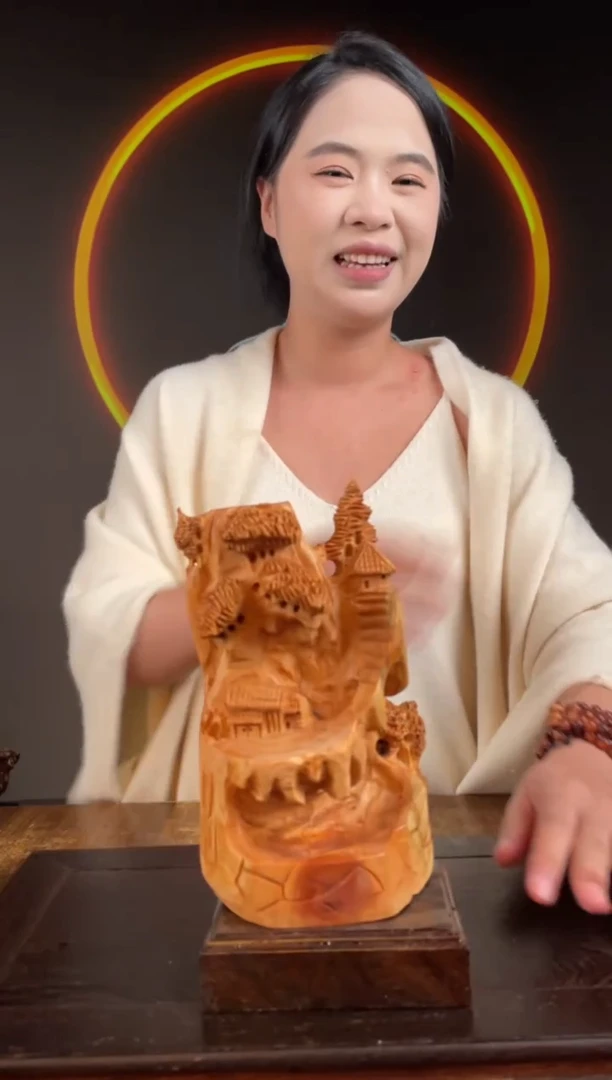 柏木（崖柏）手工摆件,先抢先得! 编号:15