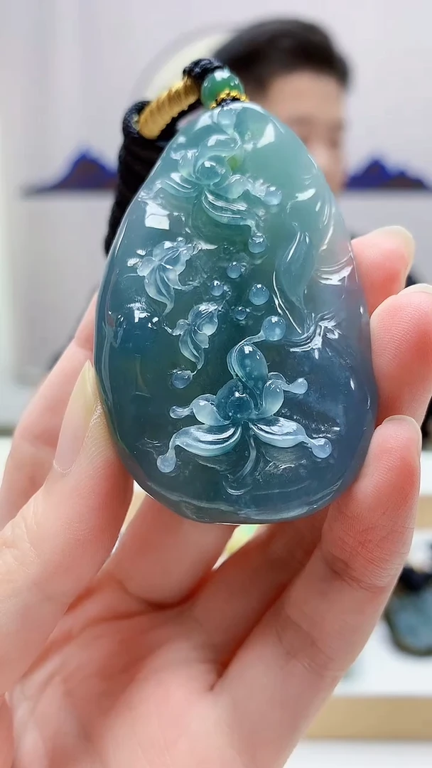 未镶嵌定制翡翠4917zm-毛货挂件67
