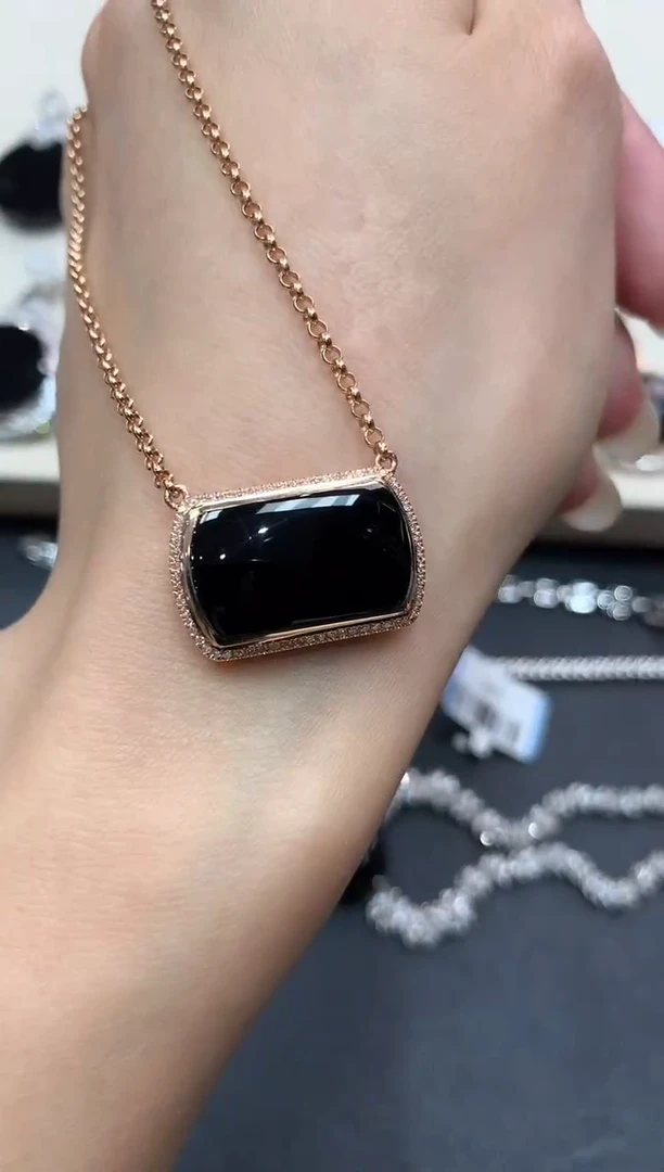 【闪购商品】翡翠颈饰18K金镶嵌w63 多样性一件发货