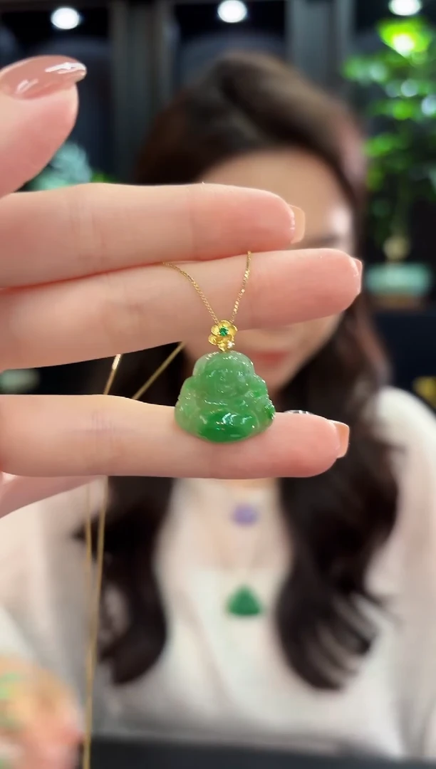 吊坠(不含链)未镶嵌翡翠 缅甸A货/支持复检/一件