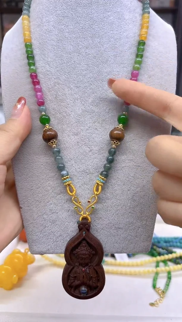 【闪购商品】碧玺毛衣链未镶嵌M444