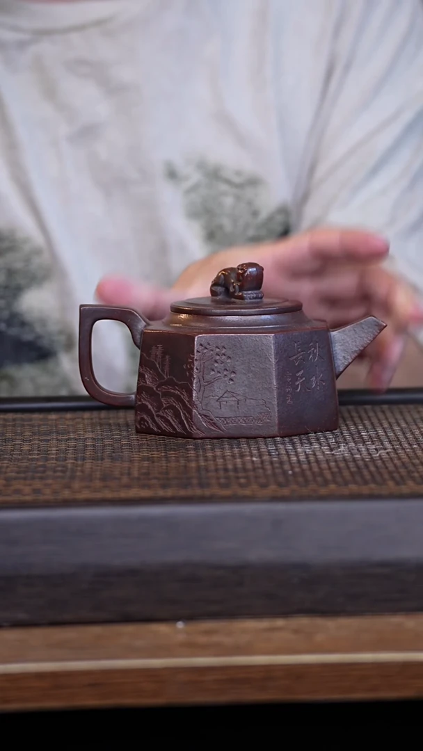 茶壶紫砂宜兴手工原矿紫砂壶001