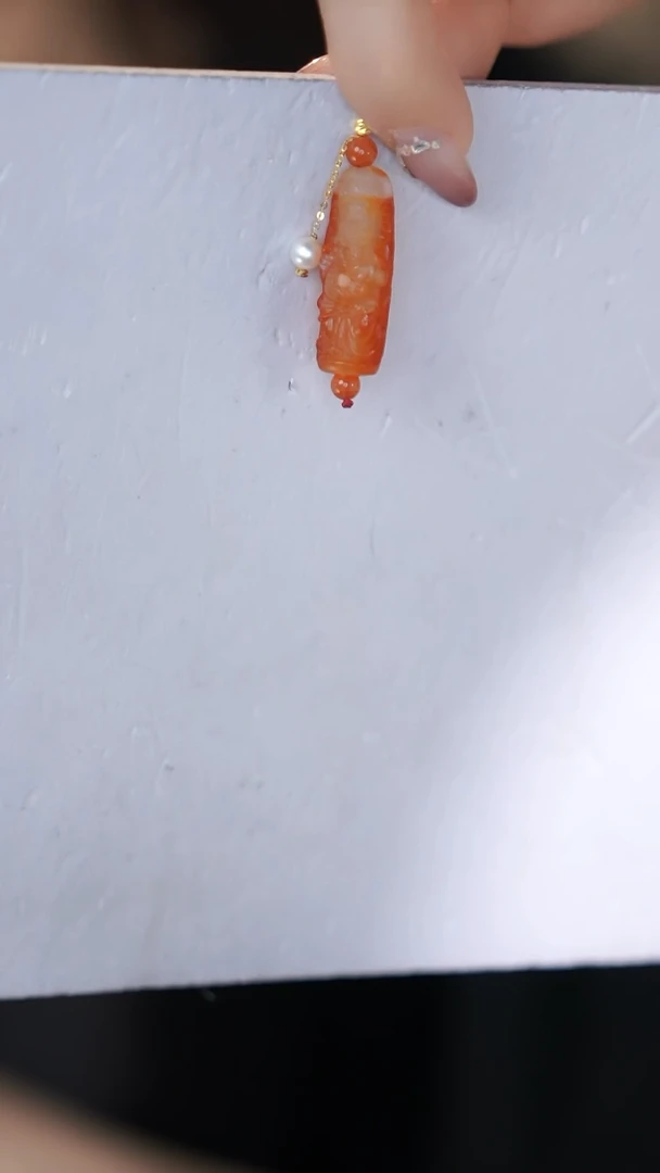 【闪购商品】玛瑙/玉髓吊坠(不含链)18K金镶嵌@@@@@@@@@