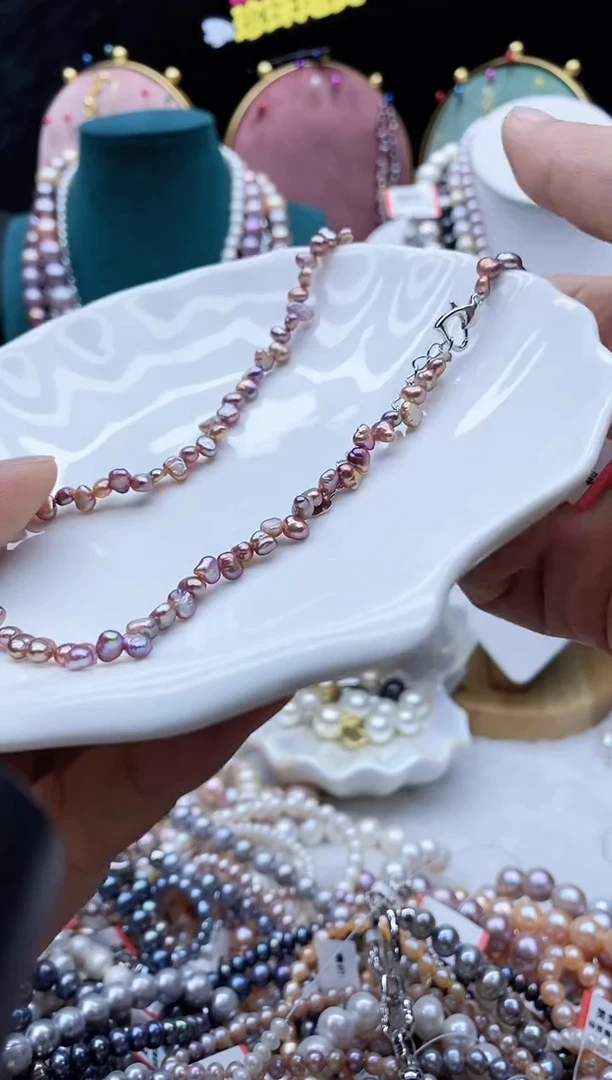 淡水珍珠未镶嵌项链珍珠项链