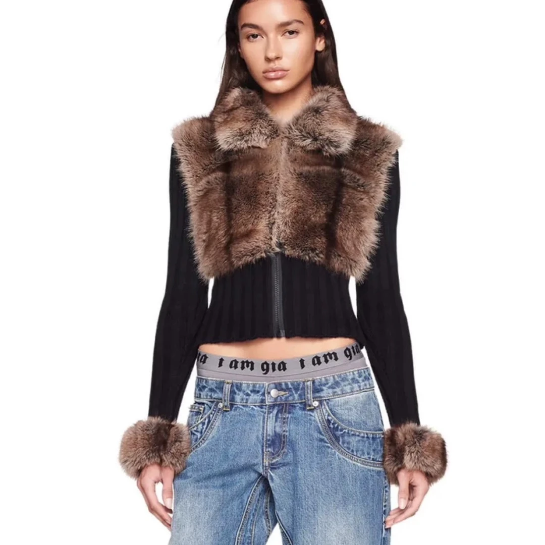 【大促秒杀款】GABBY 毛毛针织上衣L1230