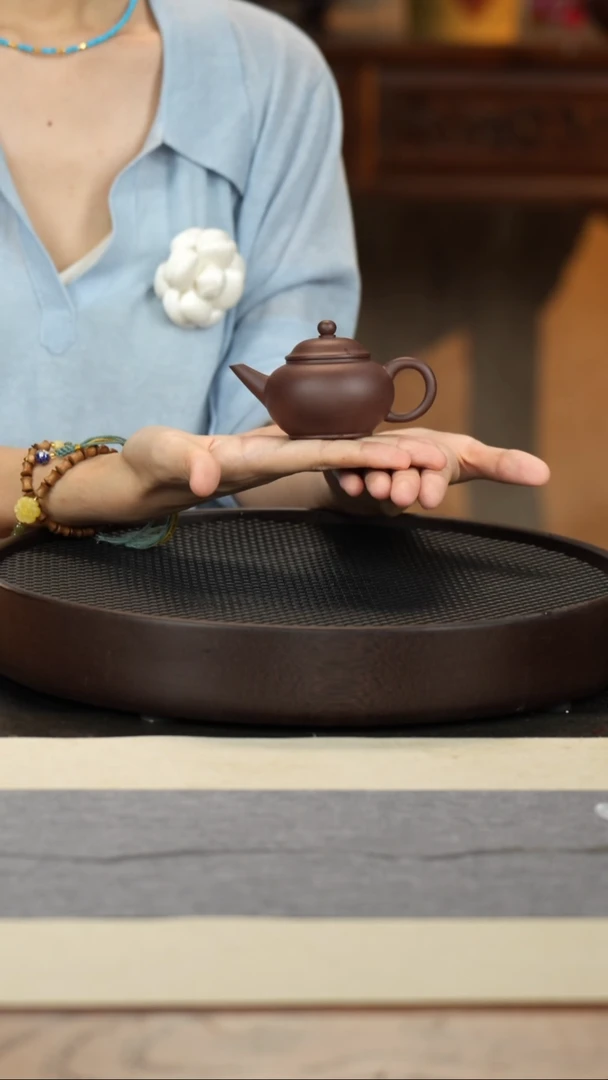茶壶紫砂7-3 紫泥水平下播福利100cc