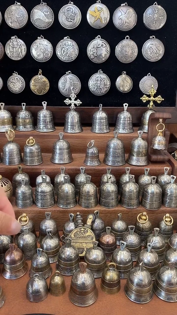 海*福禄寿黄铜铃铛