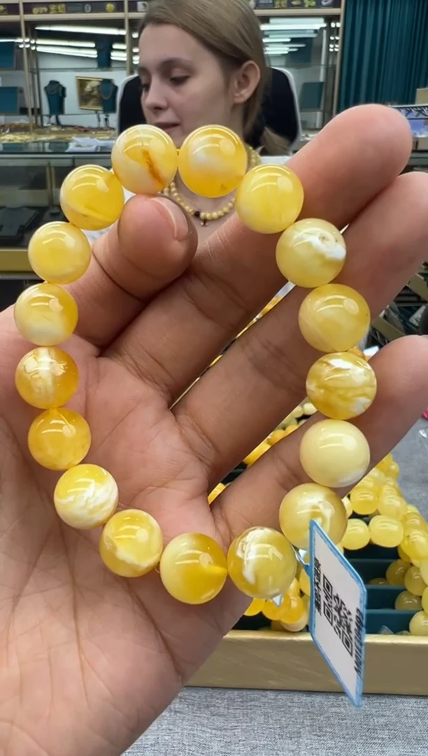 未镶嵌琥珀手链168秒拍号假一罚十