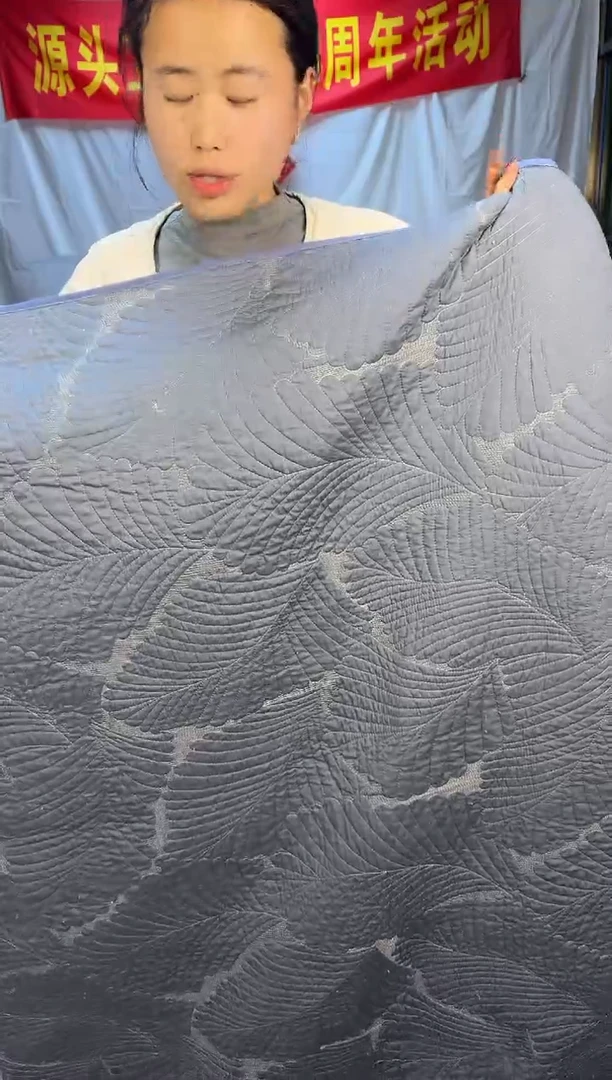 棉纯棉深灰芭蕉叶230*250