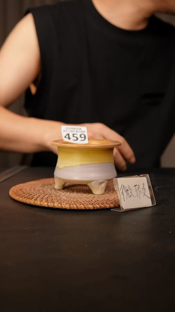 瓷片459 默认微瑕 口约7  高约7