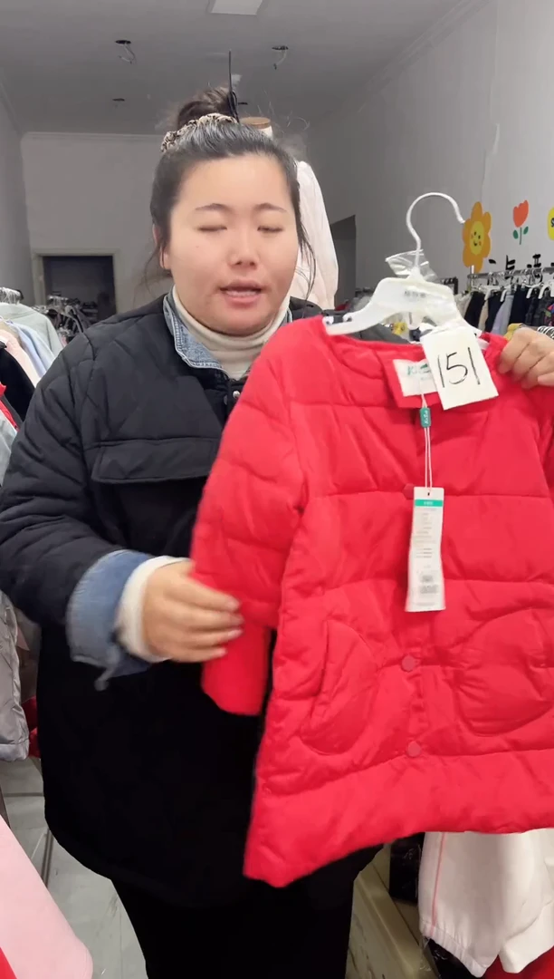 151编码，90尺码，收口棉服