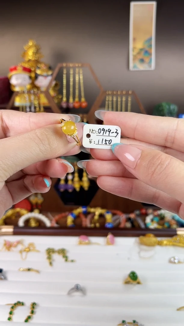 ，黄色设计师款-戒指