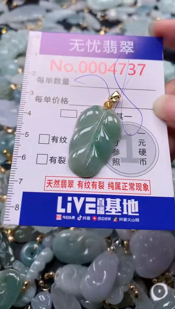 吊坠(不含链)未镶嵌翡翠4737