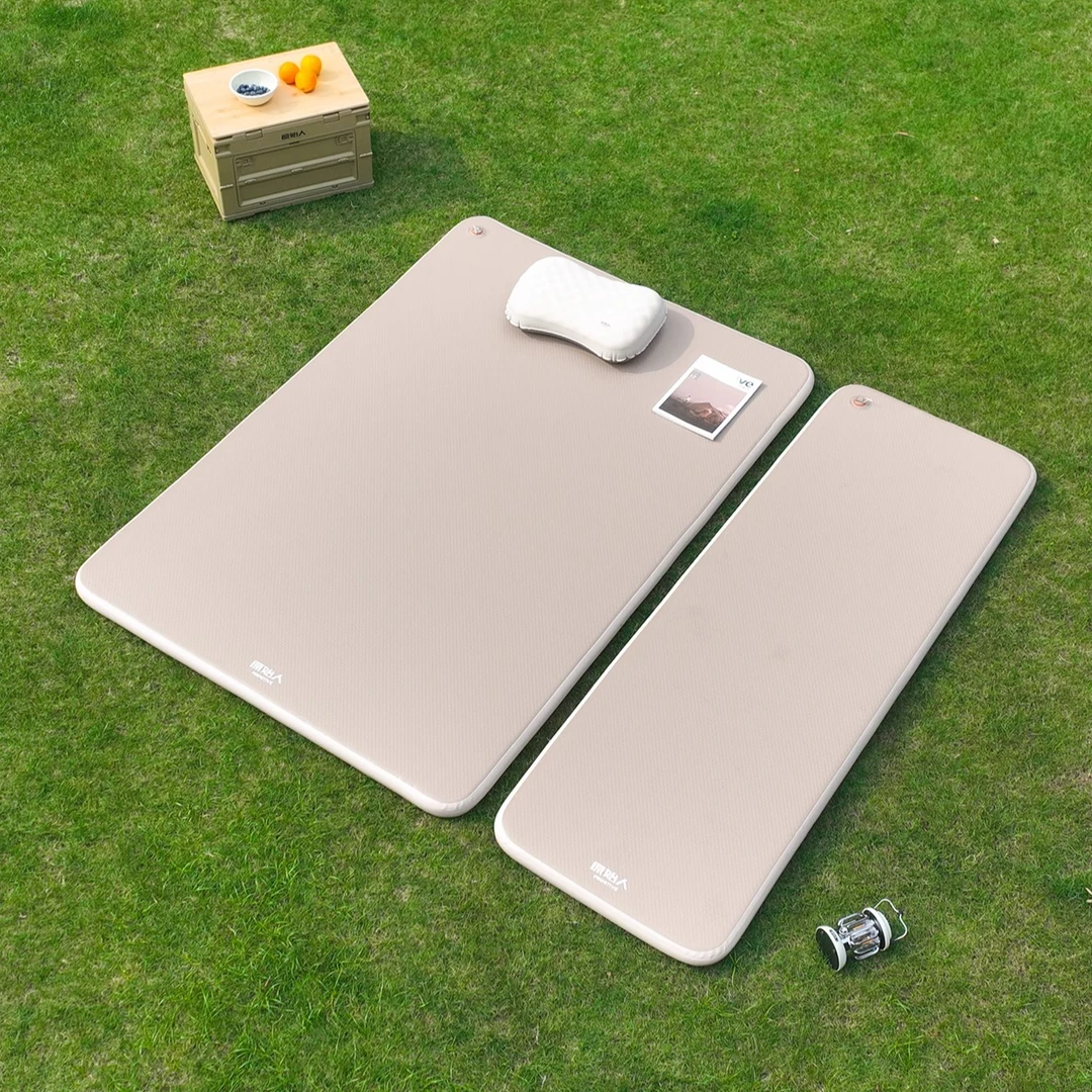 原始人舒云充气床垫户外露营新款拉丝气垫地铺家用便携帐篷充气垫