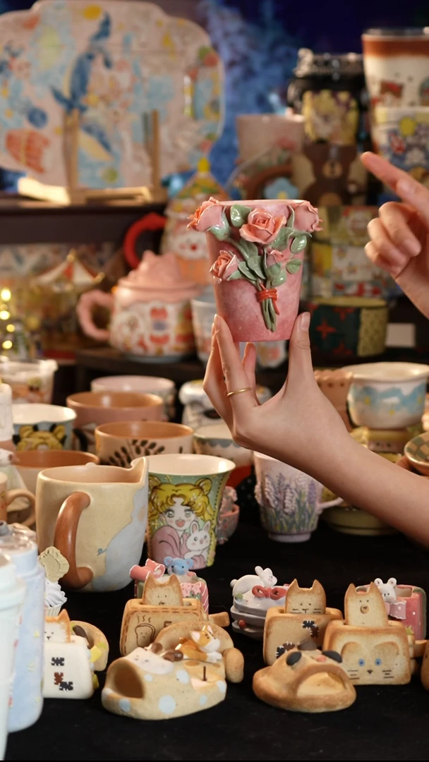 其他陶景德镇釉下彩手绘设计师款陶瓷