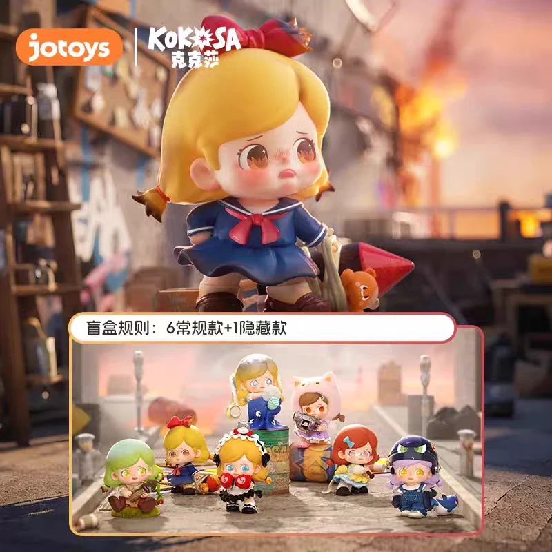【拆盒】KOKOSA暴走萝莉系列盲盒克克莎公仔手办桌面摆件玩偶