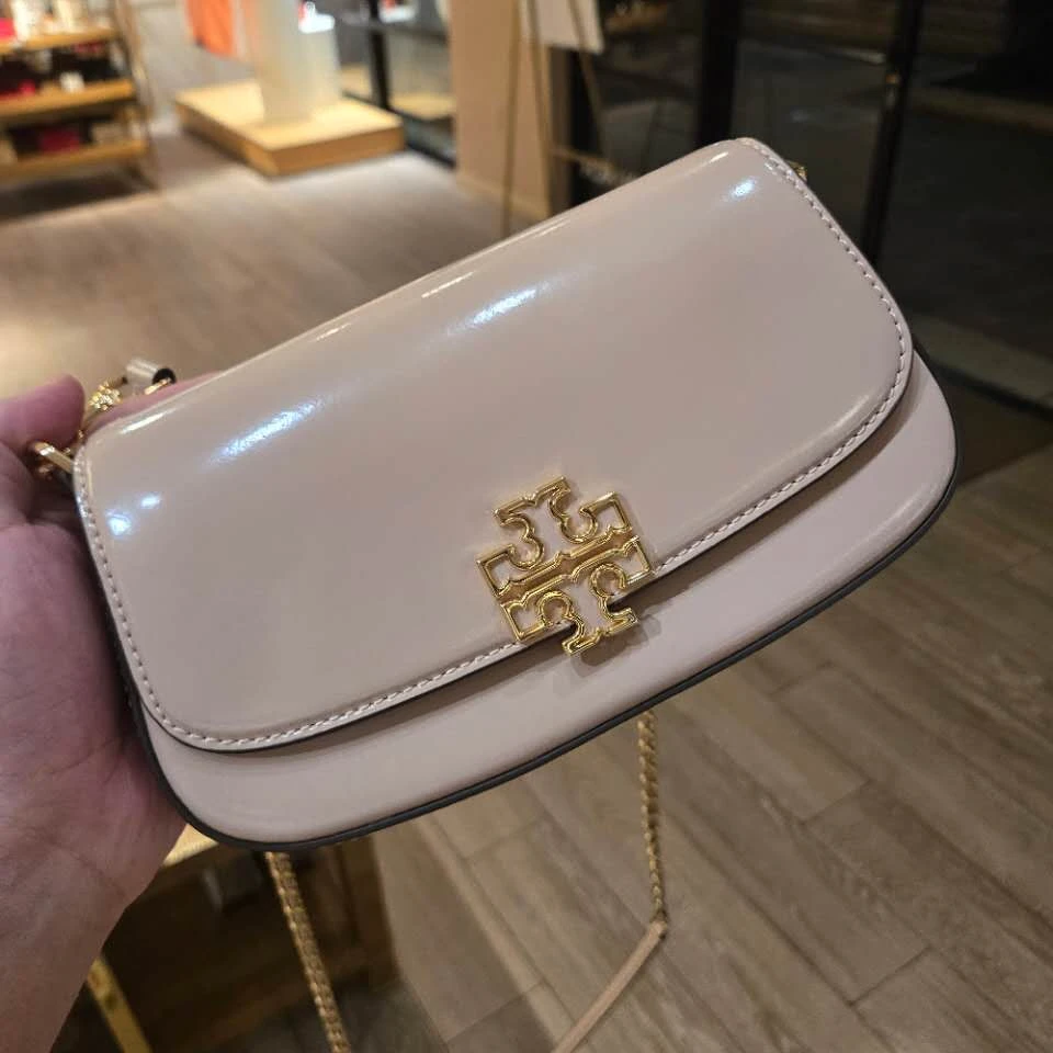【预售】ToryBurch/汤丽柏琦店内现采BRITTEN荔枝色链条包149635