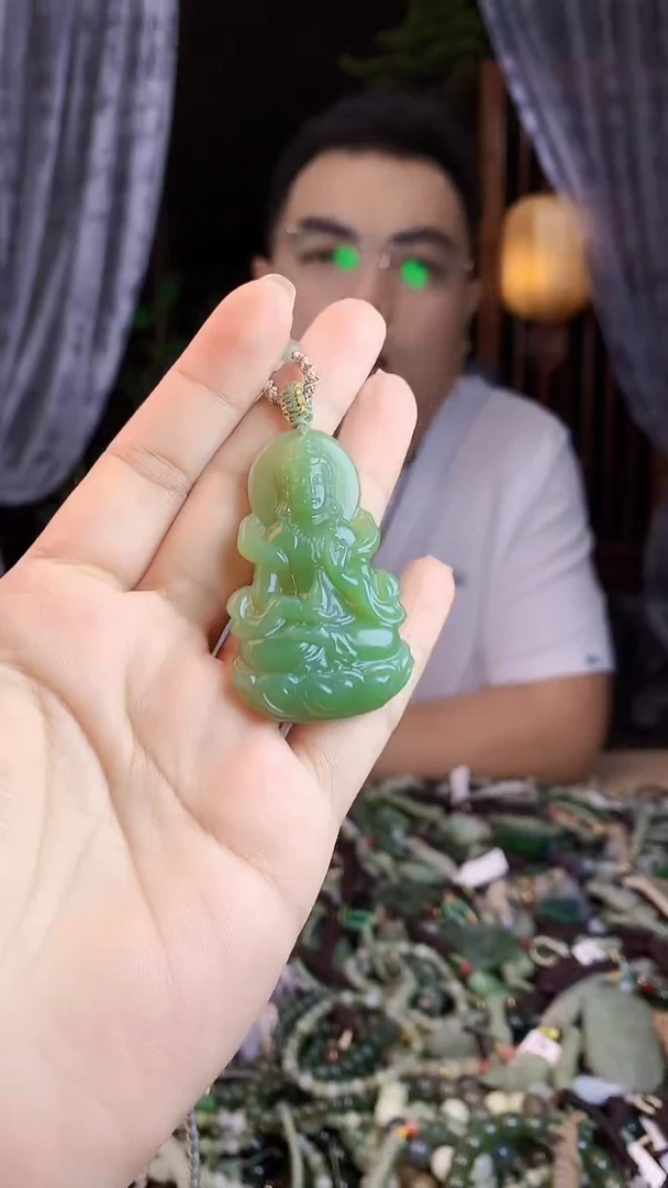 和田玉未镶嵌挂件1