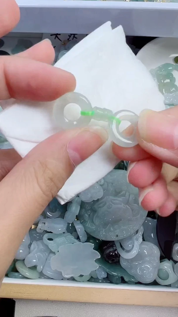 散珠翡翠224号链接，A货翡翠