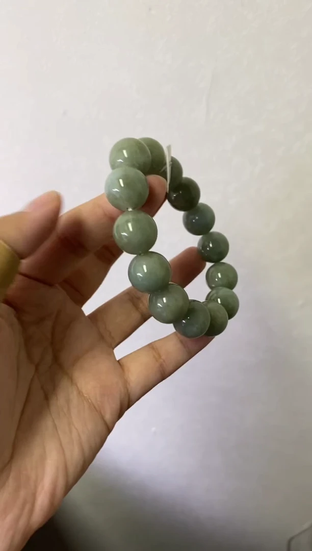 未镶嵌定制翡翠珠串