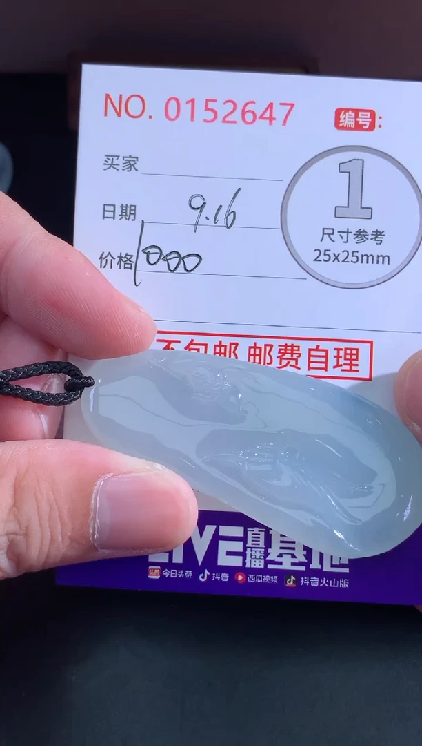 颈饰未镶嵌翡翠平**福天然缅甸A货翡翠