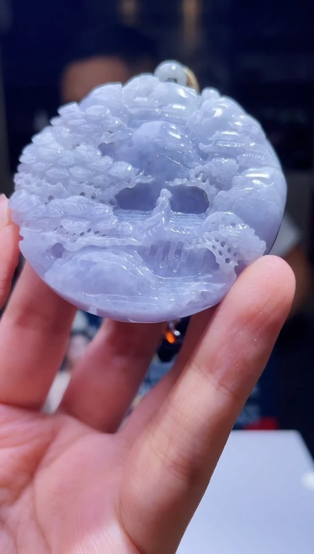 翡翠未镶嵌颈饰M-@@LGZC81428多样性发一