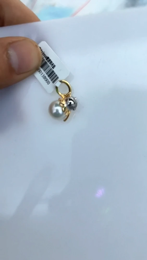 【闪购商品】海水珍珠颈饰银S925镶嵌吊坠