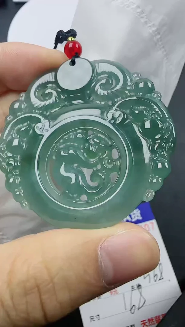 【闪购商品】翡翠颈饰未镶嵌翡翠三阳开泰111111