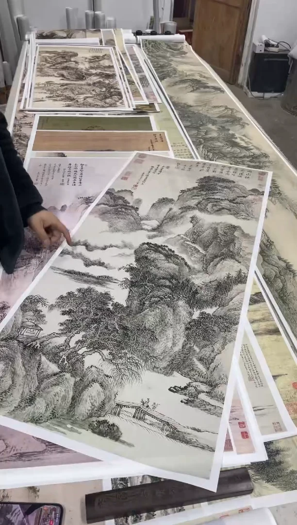 王翚 孟浩然诗意图 微喷复刻