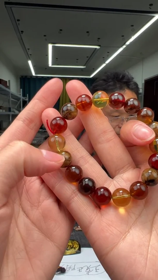 手链琥珀未镶嵌手串多样性拍一发一