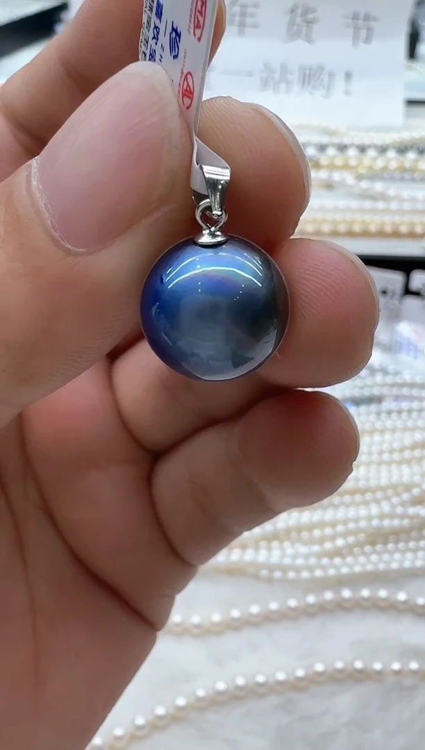 【闪购商品】拼合珍珠（马贝珠）颈饰银S925镶嵌非基地发货不带证书