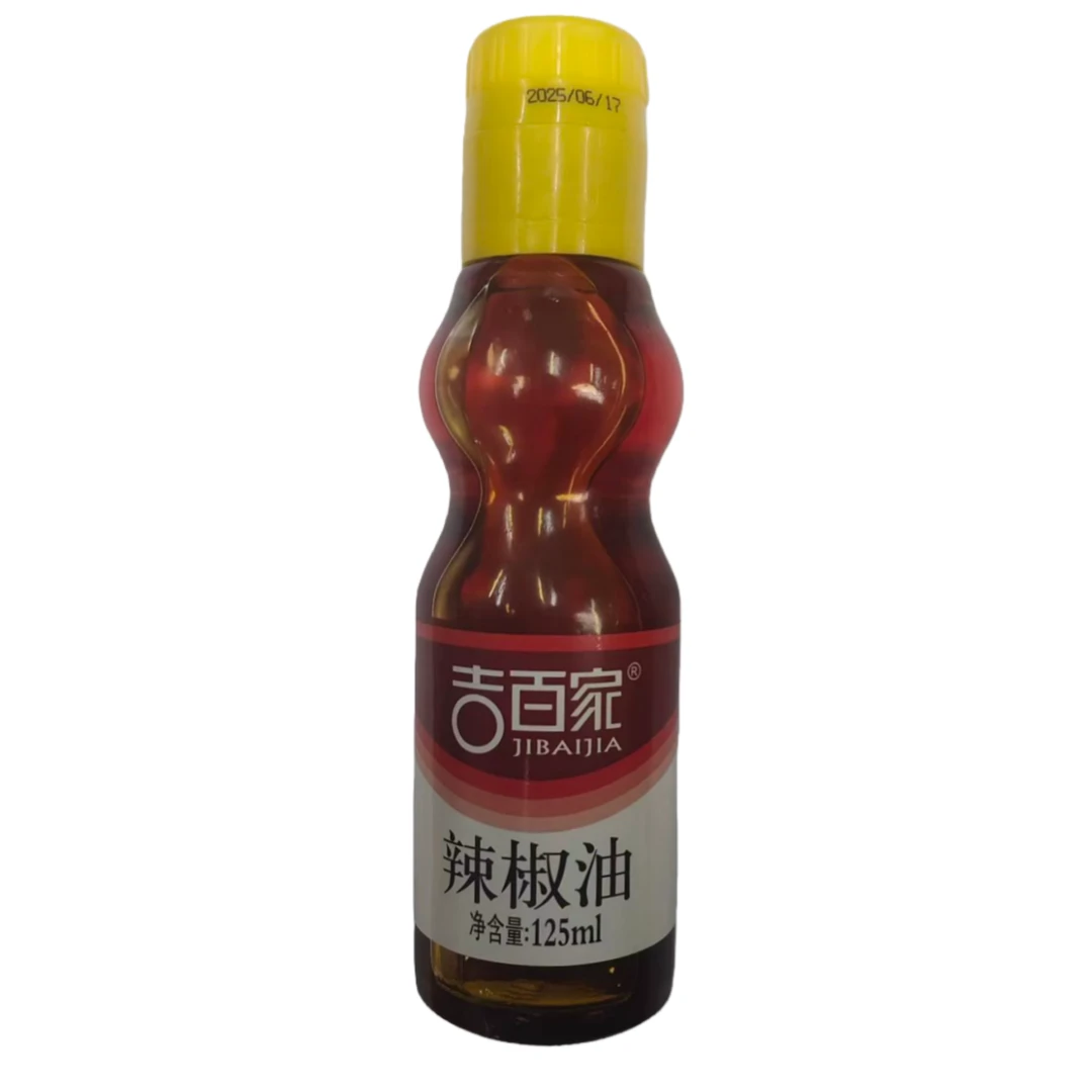 吉百家辣椒油125ml 1瓶装饺子川菜米线麻辣烫调味油