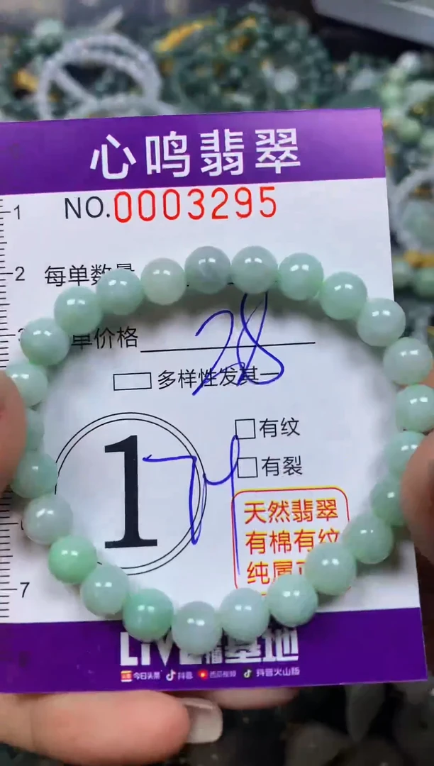 翡翠未镶嵌颈饰闪购003295