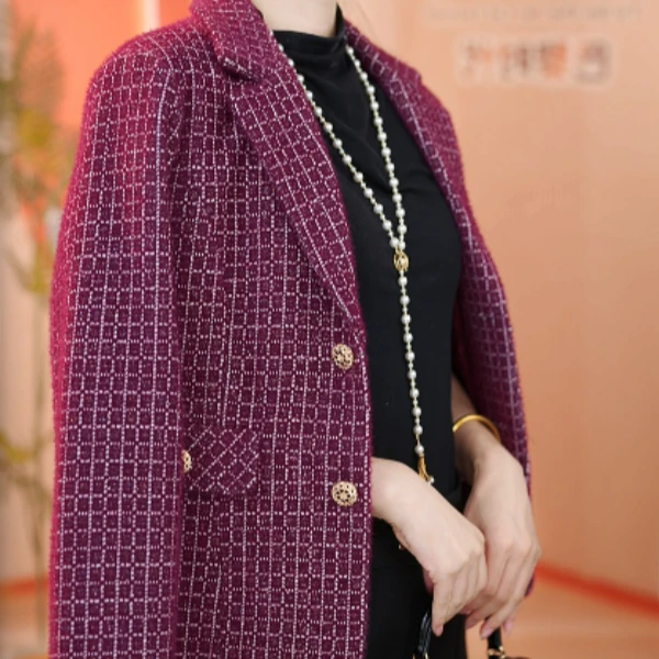 W102【高品质】短款法式高级感小香风外衣-靖靖