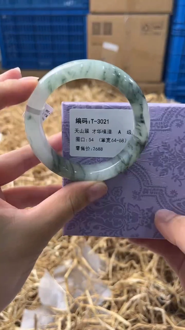 未镶嵌手镯石英质玉T-3021