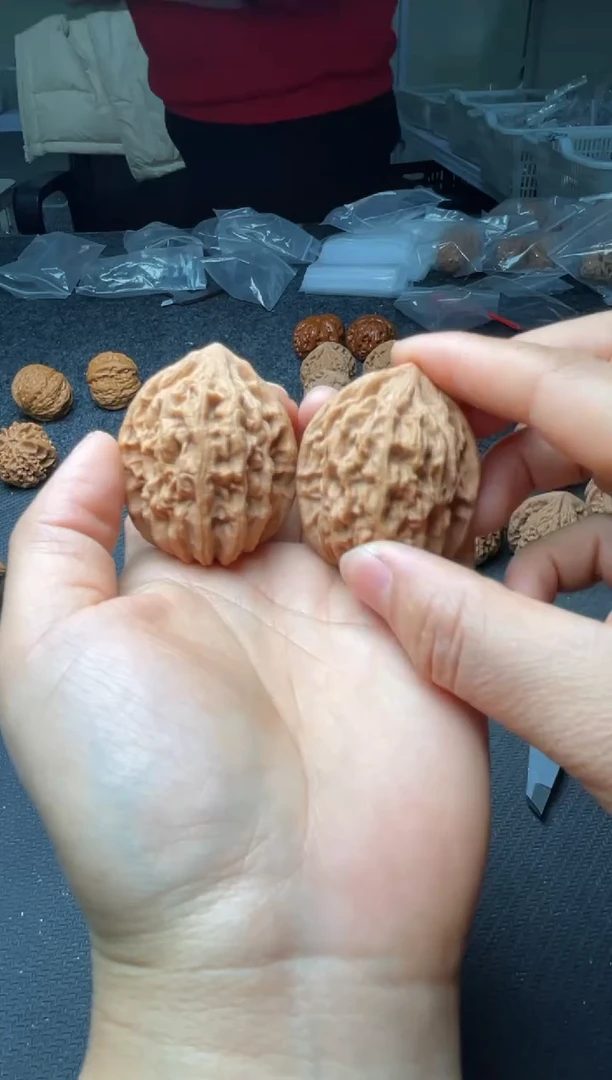 把件文玩核桃w227 鸡心 40尺