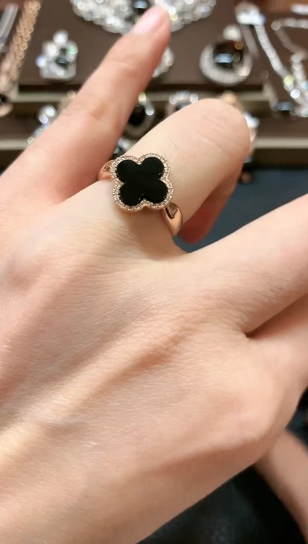 【闪购商品】翡翠戒指18K金镶嵌b5不退换多样性一件发货