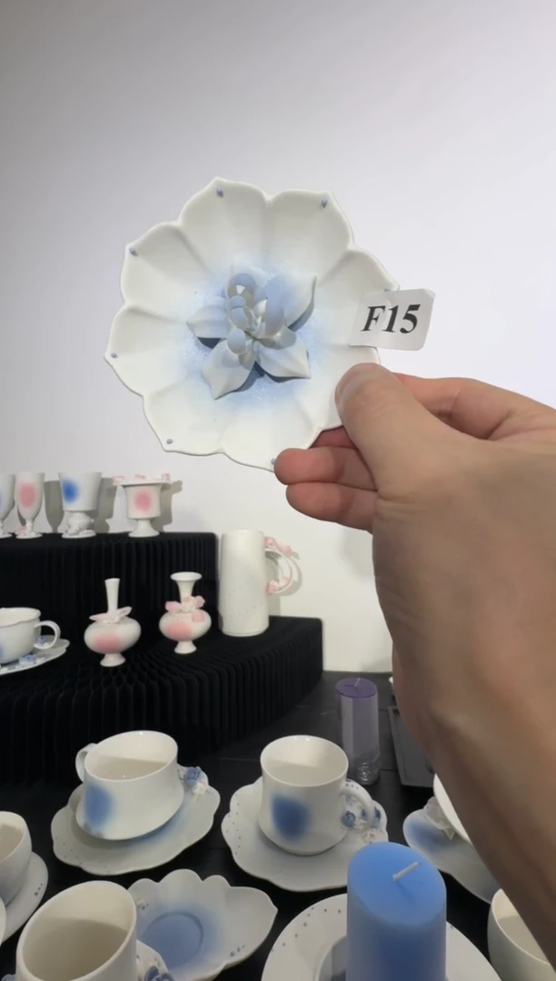 柠*萌繁花蓝色香插f15