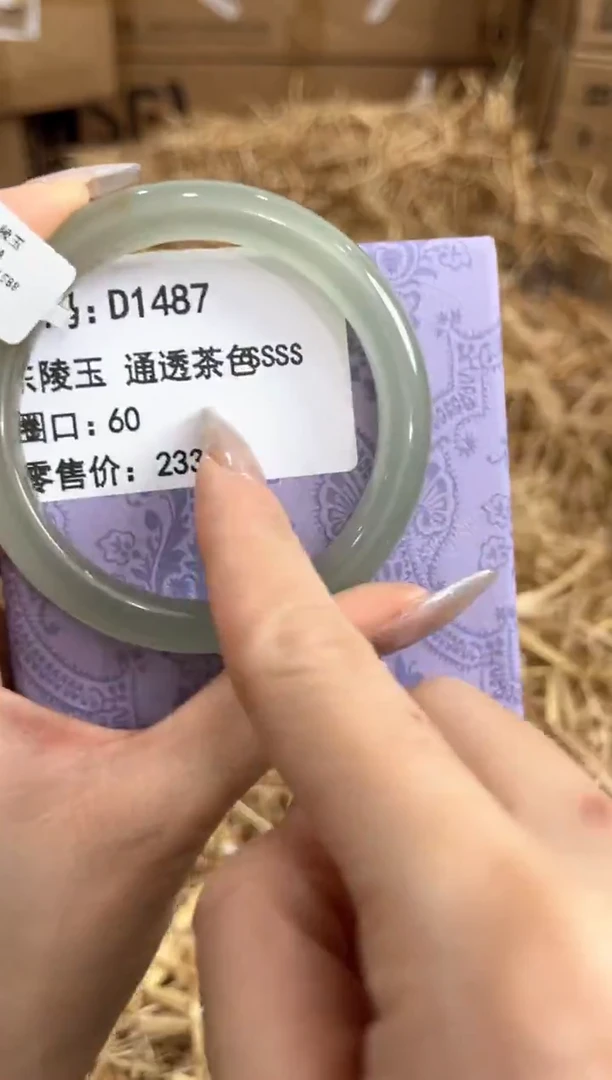 未镶嵌手镯石英质玉D1487