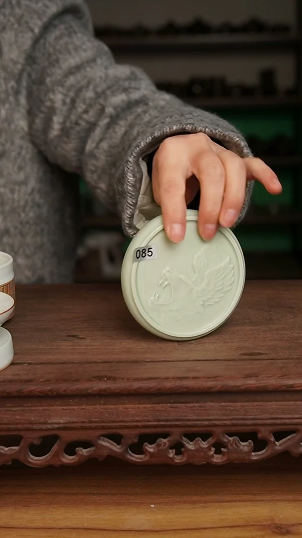 杯085号微天青如虎添翼盖置微微不完美