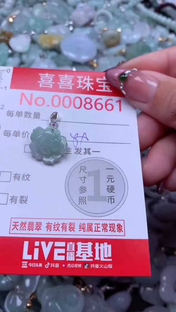 颈饰未镶嵌翡翠8661