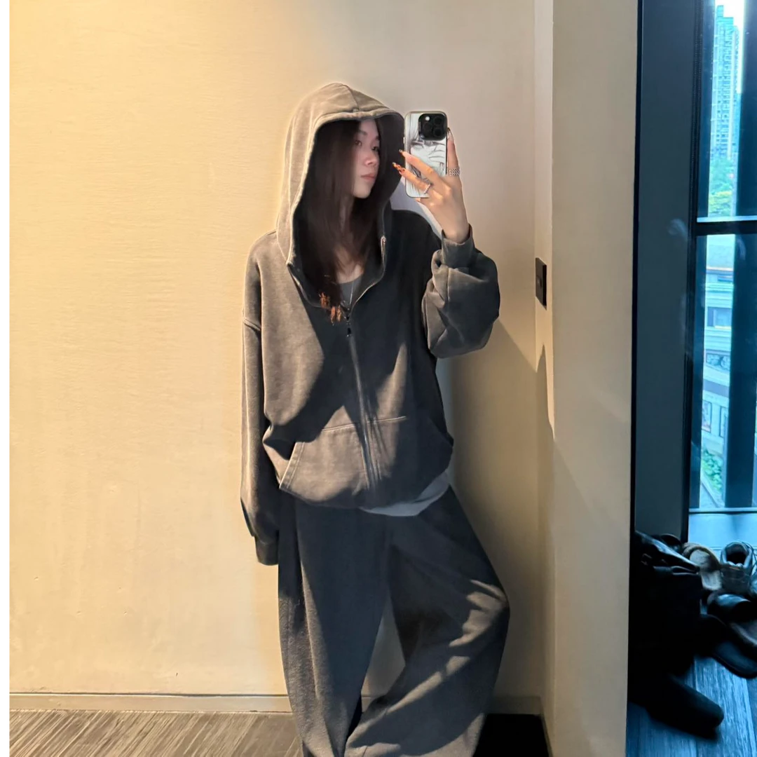 2025秋季新款时尚套装气质显瘦洋气休闲百搭性感辣妹外穿上衣长裤