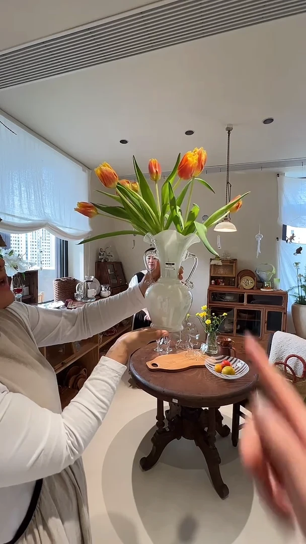 茶道摆件0000双耳花器老3001