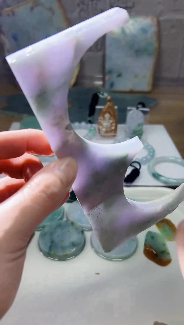 裸石翡翠天然翡翠A货余 南 707