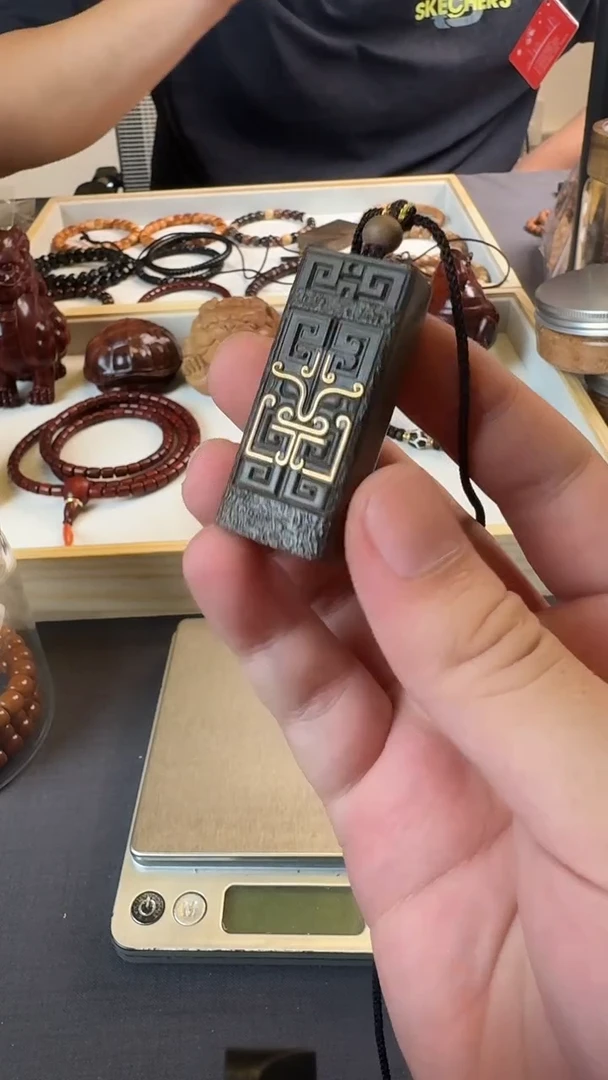 檀香木手串/手链阴沉老山檀香牌牌